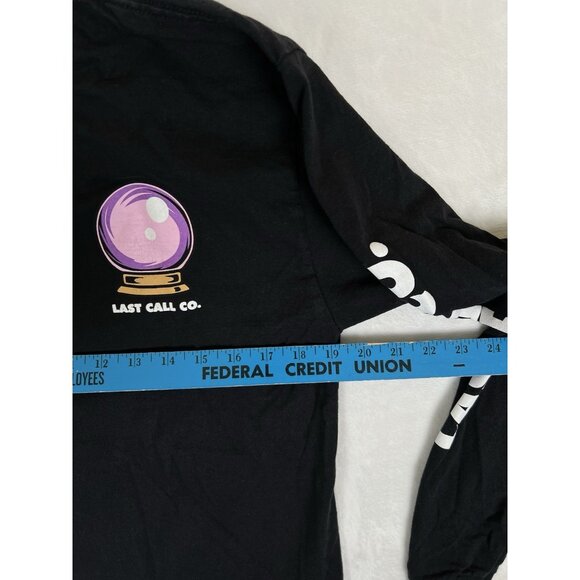 Last Call Co Long Sleeve T-Shirt Size M “Misfortune Teller” Black - Picture 6 of 9